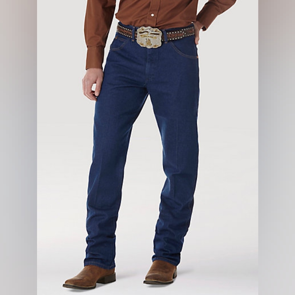 Wrangler Cowboy Cut Relaxed Fit Jean Prewashed Indigo